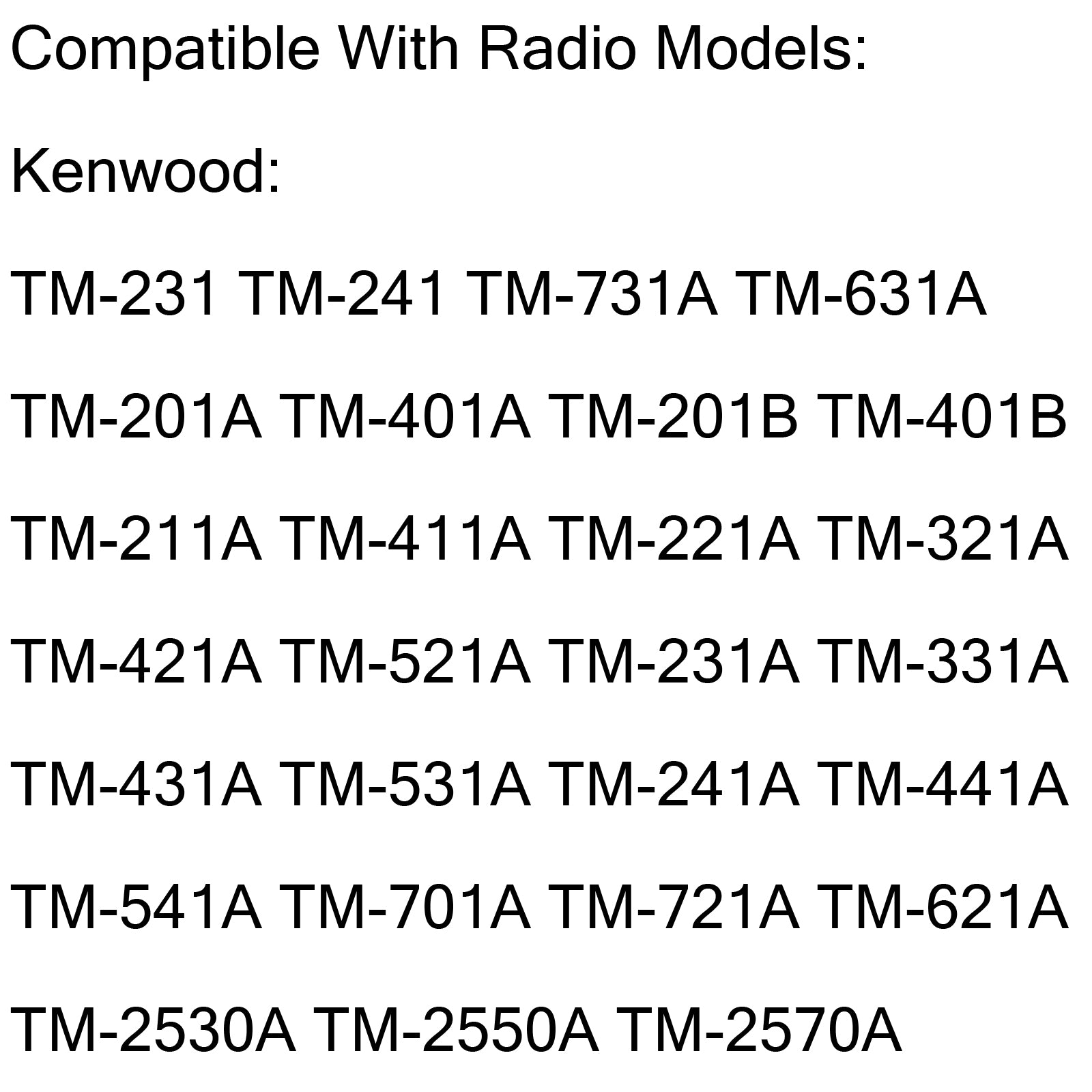5Pcs MC-44 Car Mic Microphone For Kenwood TM-231 TM-231A TM-241 TM-331A Radio