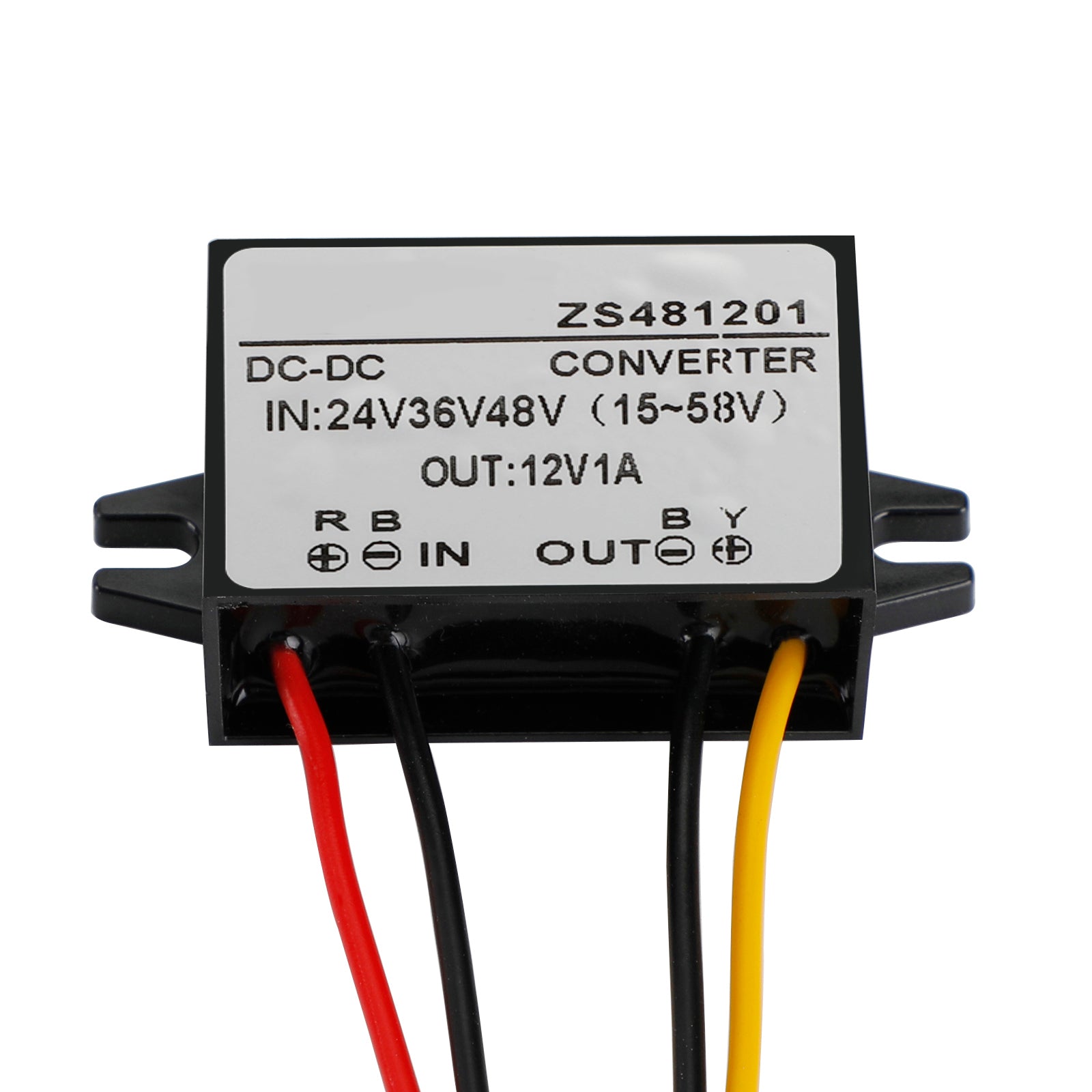 Waterproof Buck Step Down Converter DC24V 36V 48V to DC12V 1A Car Power Module