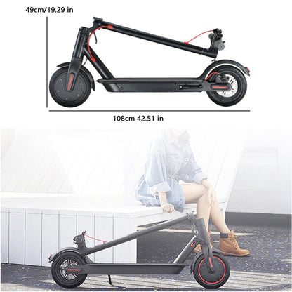 8.5 inch Folding E-Scooter App 350W 35KM Range 30km/h Commute
