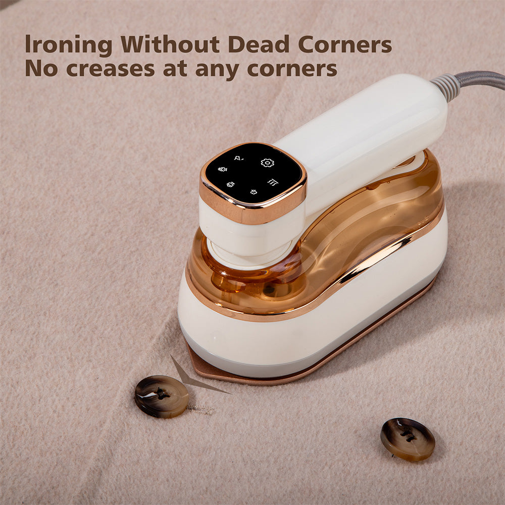 1200W Portable  LCD Steam Iron Machine Steamer Handheld Garment Clothes Ironing