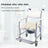Multifunction Wheeled Mobile Toilet Commode Shower Chair Wheelchair For Elderly (Copy)