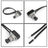 1pc Normally Open Momentary Self-resetting Push Button Reset Switch w/Wire Black