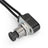 1pc Normally Open Momentary Self-resetting Push Button Reset Switch w/Wire Black
