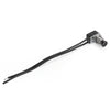 1pc Normally Open Momentary Self-resetting Push Button Reset Switch w/Wire Black