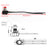 5pc Normally Closed Momentary Self-resetting Push Button Reset Switch w/Wire Red