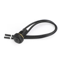 1Pcs Waterproof Momentary Reset ON/OFF Push Button Round Switch with Wire Black