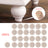 Furniture Table Chair Leg Non-Slip Self-Adhesive Floor Protector EVA Sticky Pads, 15mm / 25pads