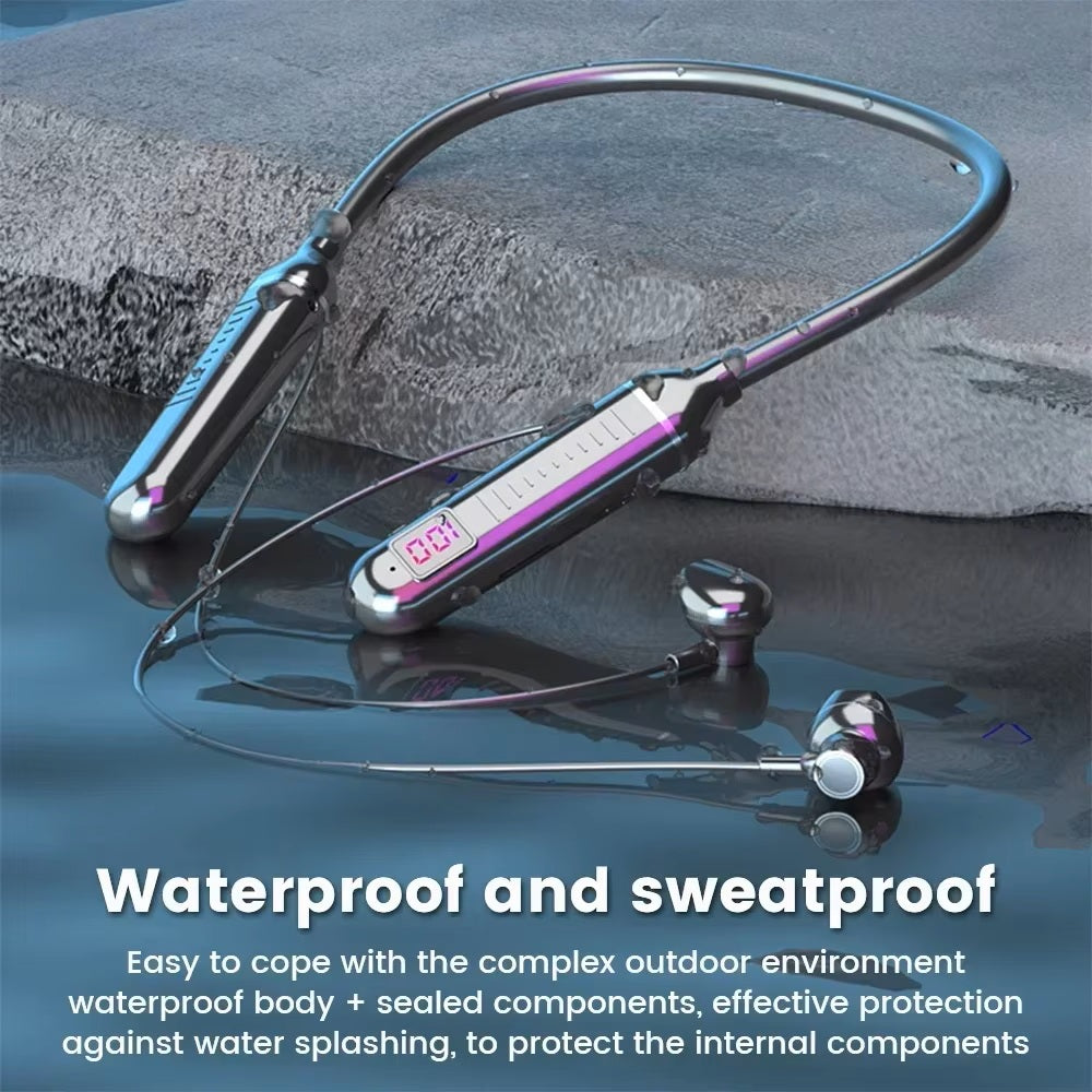 Bluetooth Headphones Wireless Neckband Bluetooth Headset for Phone Laptop PC TV