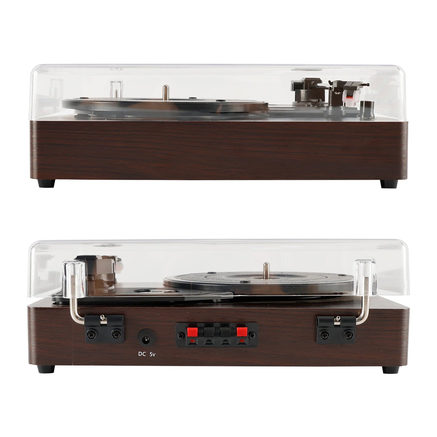 Bluetooth Vintage Record Player with Speakers, 3-Speed Turntable Vinyl Player for Home Use