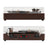 Bluetooth Vintage Record Player with Speakers, 3-Speed Turntable Vinyl Player for Home Use