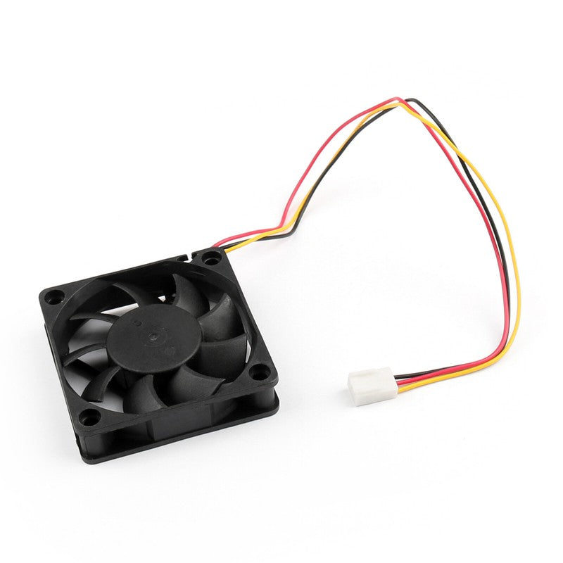 0.2A Fan Computer 5V DC CPU Cooling Brushless 3 Pin 60x60x15mm 6015s Fan