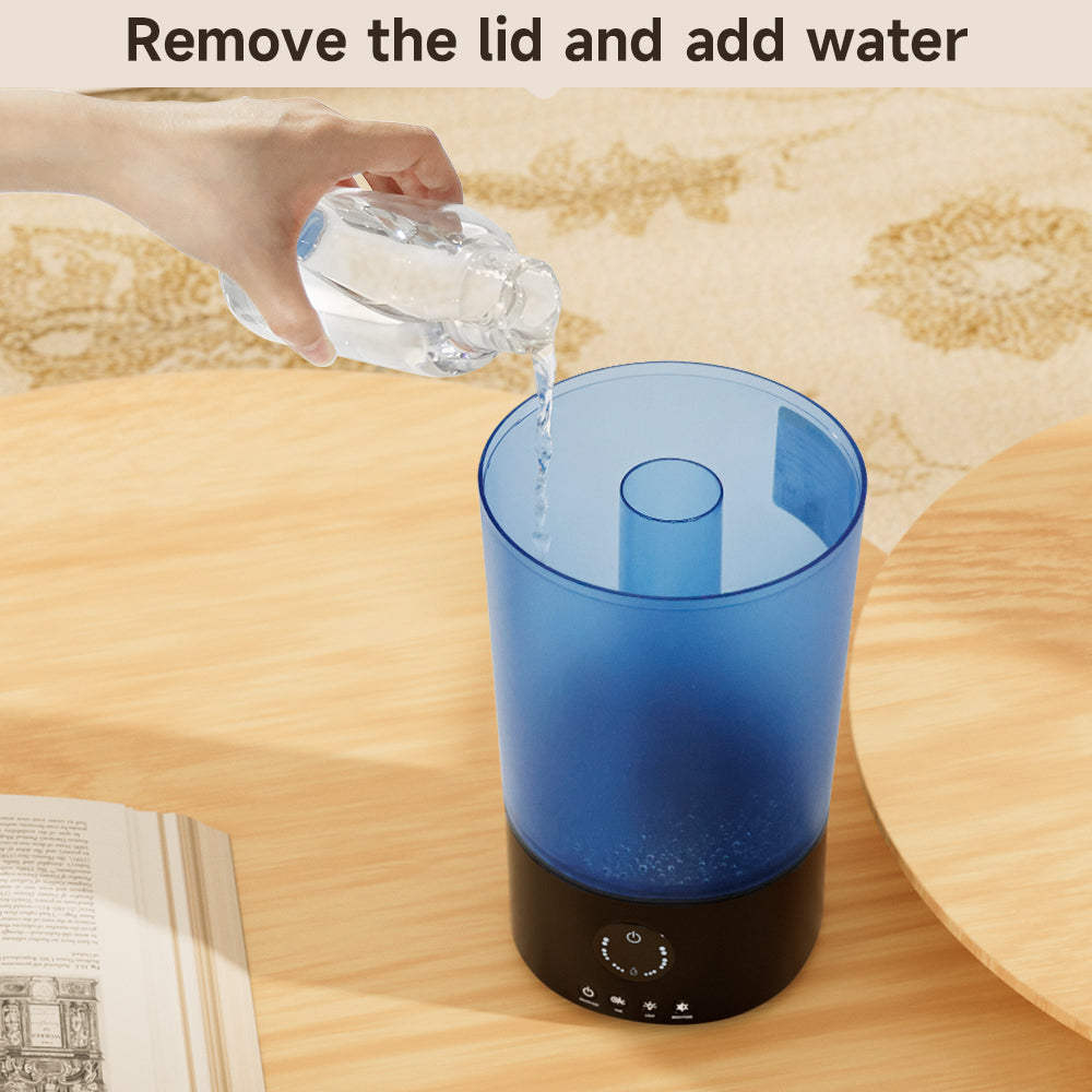Humidifiers for Bedroom, 3.2L Cool Mist Humidifier-Quiet Ultrasonic Humidifier