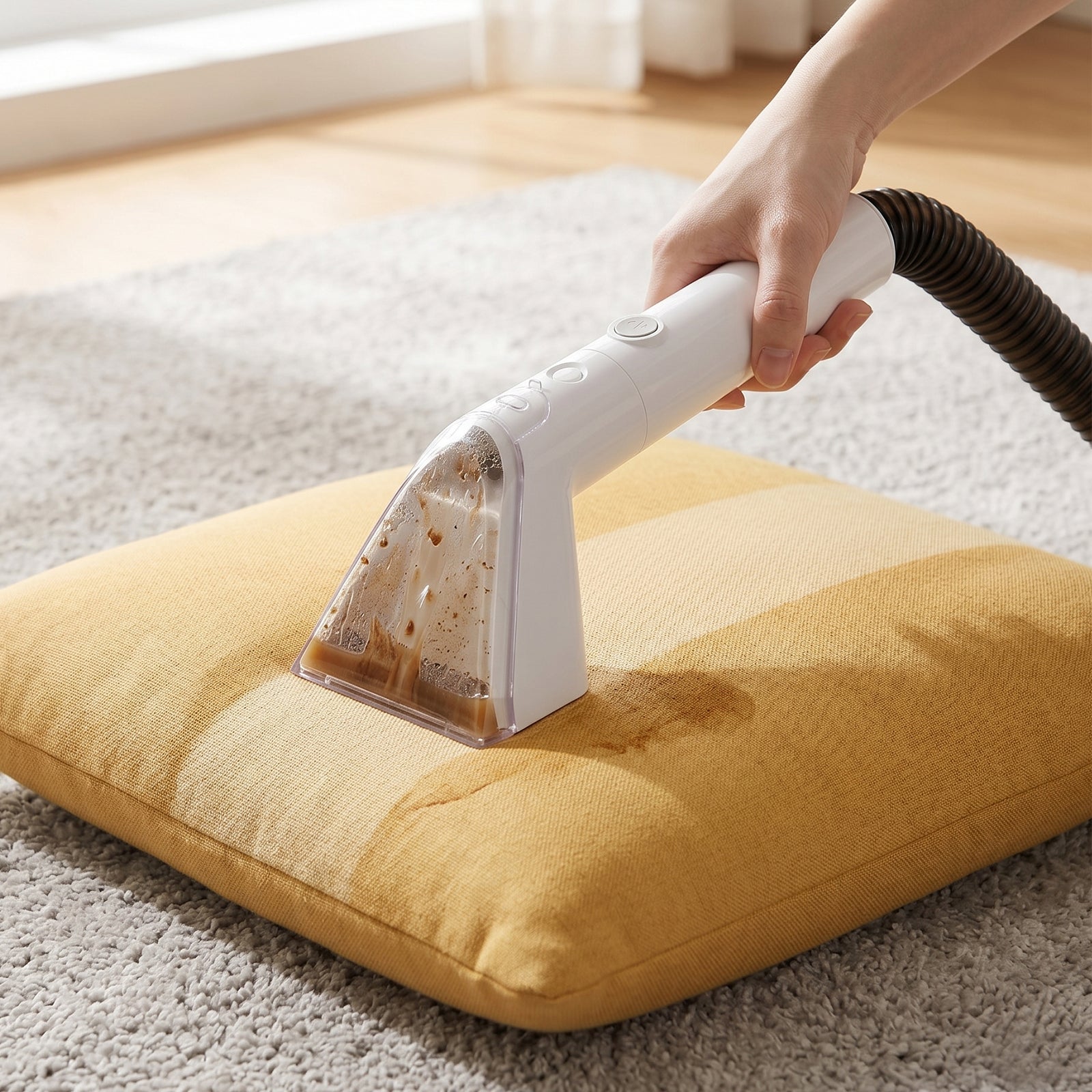 1700W High Power Steam Cleaner Portable Carpet and Upholstery Stain Remover