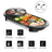 2-in-1 Electric Hot Pot and Grill for Indoor Korean BBQ & Shabu-Shabu, Large Non-Stick Pan for 7-8 People