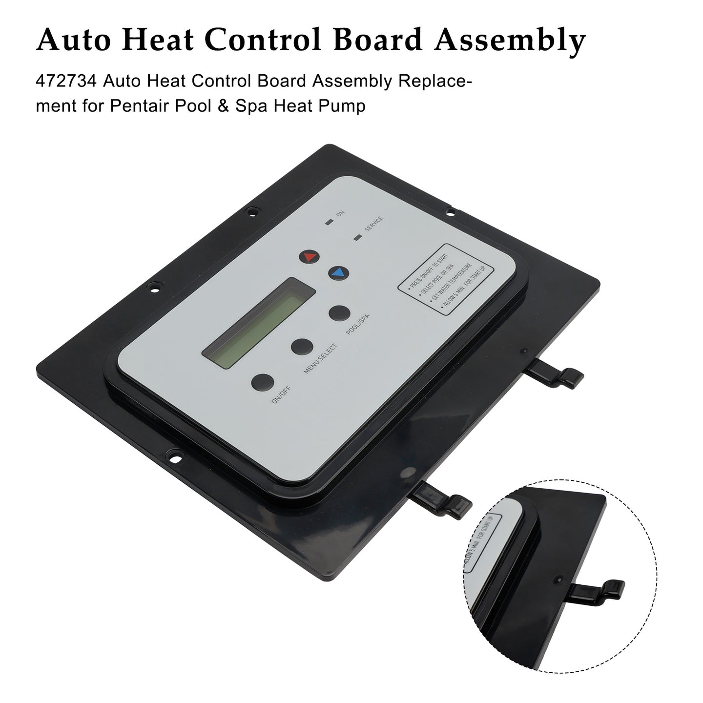 472734 Auto Heat Control Board Assembly Replacement for Pentair UltraTemp