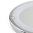 10X Flexible Gooseneck Makeup Mirror with LED Light Bathroom Suction Cup 7"
