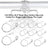 1/5/10Pcs 26.4"Steel Wire Safety Security Cable For Stage Light Clamp Par Light