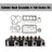 Complete Cylinder Head Assembly with Gasket Kit for Kubota V1505 V1505D 1G091-03044