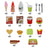 30 Pcs Play Food Pretend Toys Kitchen Set Pretend Food Children Toy Set For Kids