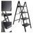 4-Step Folding Step Ladder, Aluminum - Wide Anti-Slip Treads, Lightweight & Compact