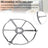 WB02X32600 WB06X10651 for GE Microwave Oven ROLLER RING TRAY SUPPORT