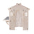 Kids Playhouse with Lights & Building Blocks, Foldable Plastic Outdoor Play Tent for Toddlers & Backyard Fun