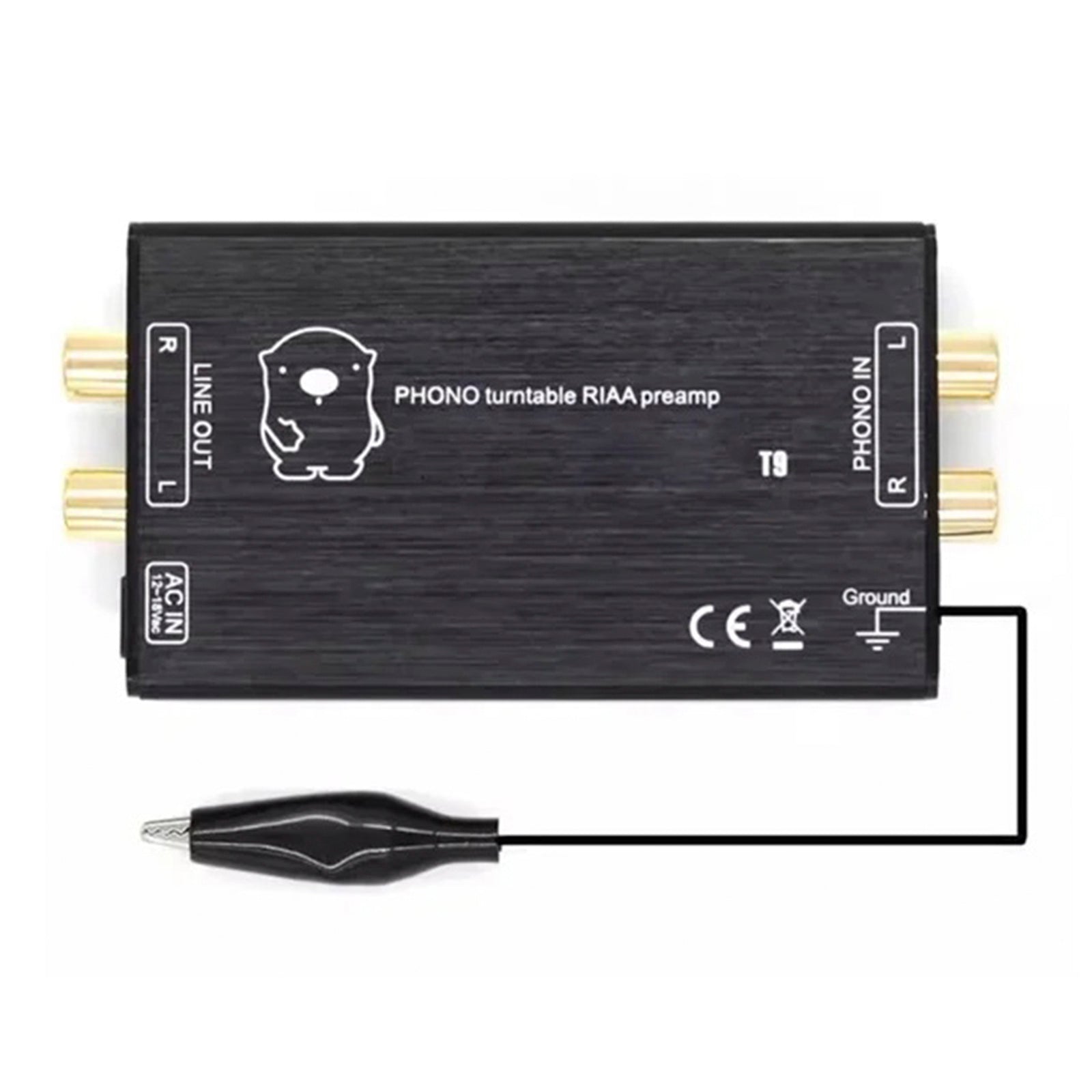 T11 Phono Preamp Preamplifier MM Phono Stage Preamp LP Vinyl Record Player