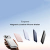 Magnetic Card Holder MagSafe Wallet 3 Card Holder RFID Protection iPhone Wallet Magnetic Strength Vegan Leather for iPhone 17/16/15/14/13/12 Series and Selected Samsung Devices