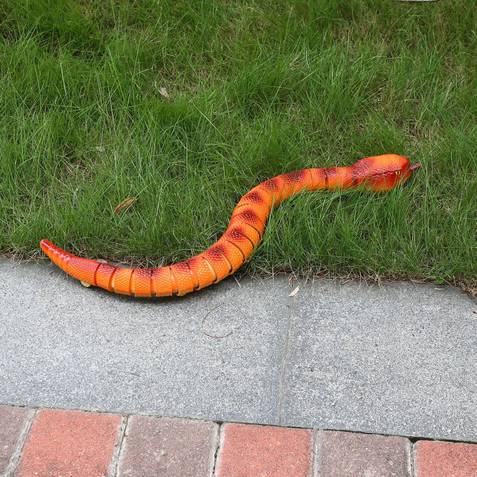 RC Anaconda Snake Remote Control Infrared Animal Prank Toy Gift For Children