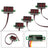 5x Mini DC 0-30V Red LED 3-Digital Display Voltage Voltmeter Panel Calibratable
