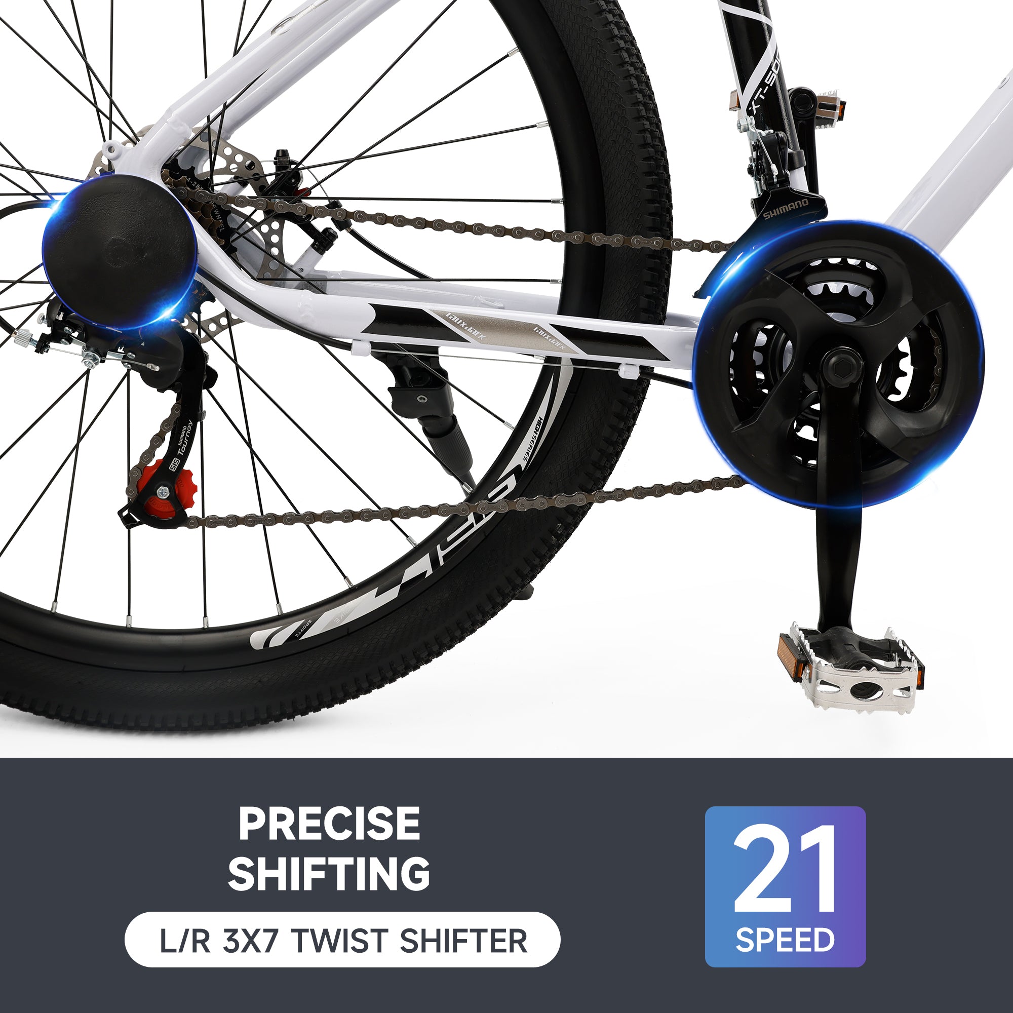 27.5 inches Mountain Bike 21 Speed Bikes With Lock+Air Pump (Copy)