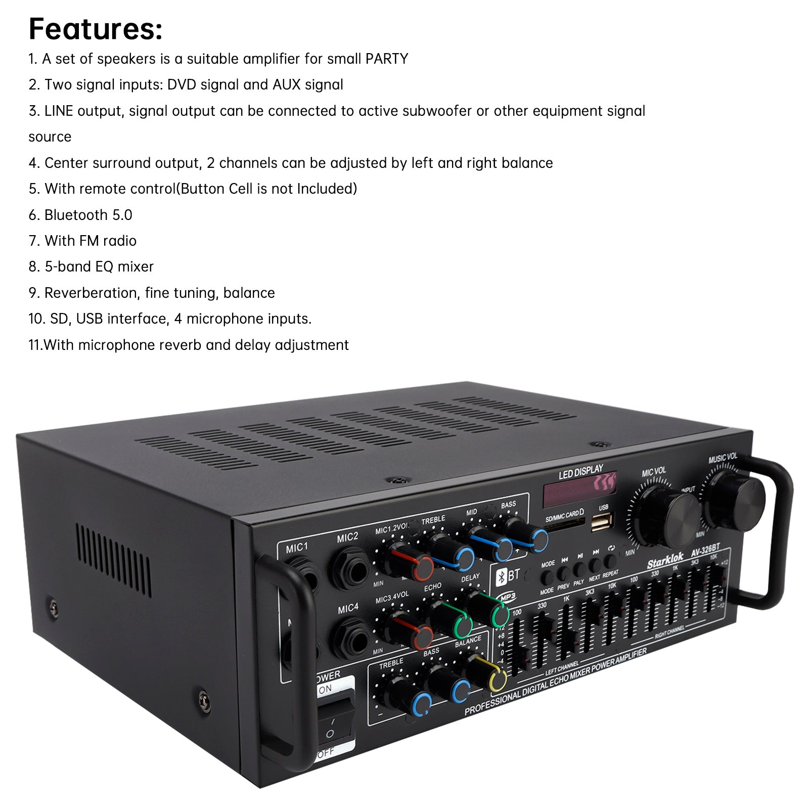 Bluetooth HiFi Amplifier