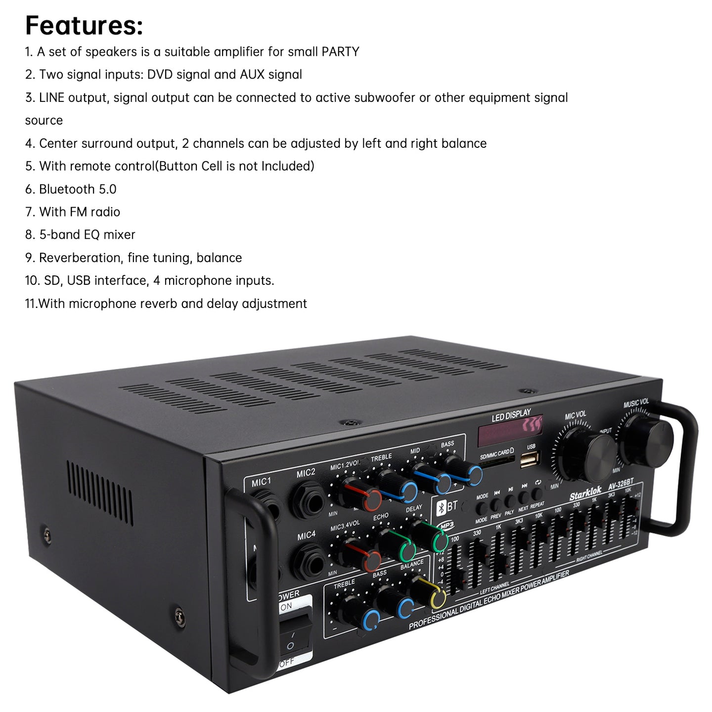 Bluetooth HiFi Amplifier