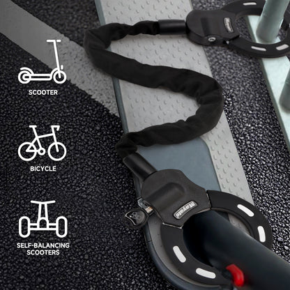 Anti-Theft E-Scooter Lock – 60 cm Hardened Steel, 3 Keys