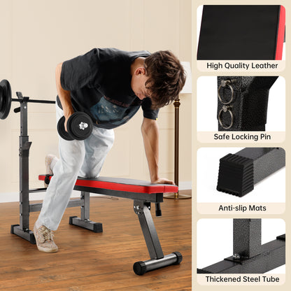Adjustable Weight Bench, Foldable Home Gym – 440 lb Capacity
