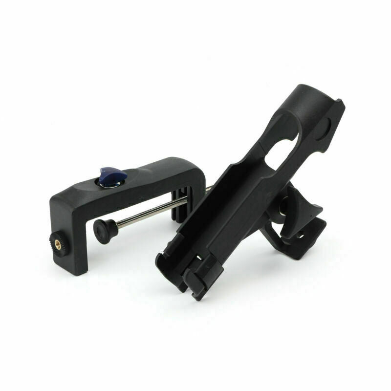 1X Clamp-On Boat Rail Fishing Pole Stand Bracket Rod Holder