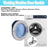 Durable Washer Door Latch Strike â€?Fits Models EFLS627UIW0, ELFW7637AW0 and More