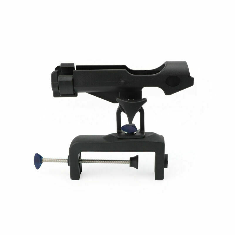 1X Clamp-On Boat Rail Fishing Pole Stand Bracket Rod Holder