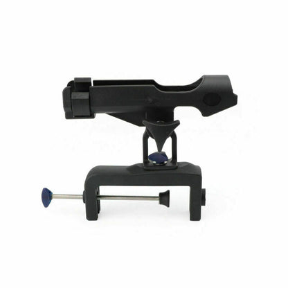 1X Clamp-On Boat Rail Fishing Pole Stand Bracket Rod Holder