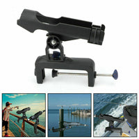 1X Clamp,On,Boat,Rail,Fishing,Pole,Stand,Bracket,Sports,Rod,Holder,Rests