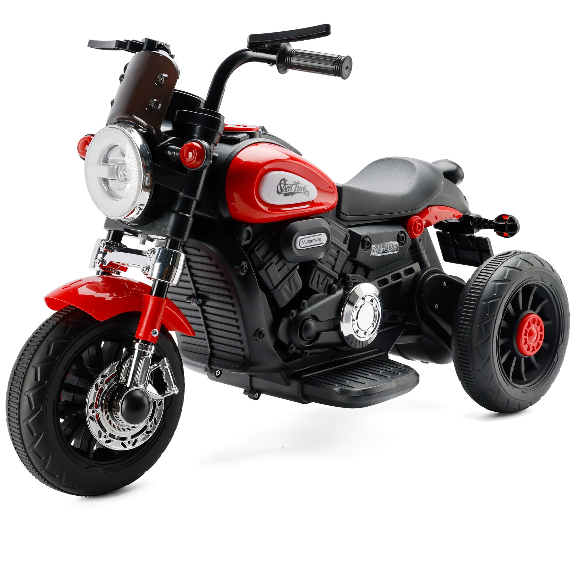 3-Wheel Kids Ride-On Motorcycle 6V (Red) | Dual Drive (Copy)
