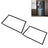 2X Freezer Door Seal Gasket a?? Replaces W10436252, W10131754, W10164041