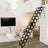 12-Step Folding Attic Ladder for 27.6" x 23.6" Wall Opening, 600 lbs Capacity Pull-Down Loft Stairs, up to 9.84ft Ceiling Height (Black)