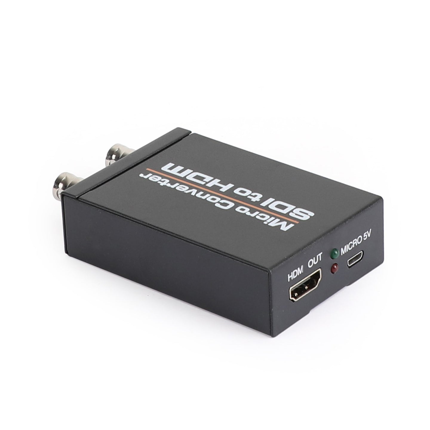 1 port to 2 SDI to HDMI + SDI Mini HD Video Switcher Micro Audio Converter Black