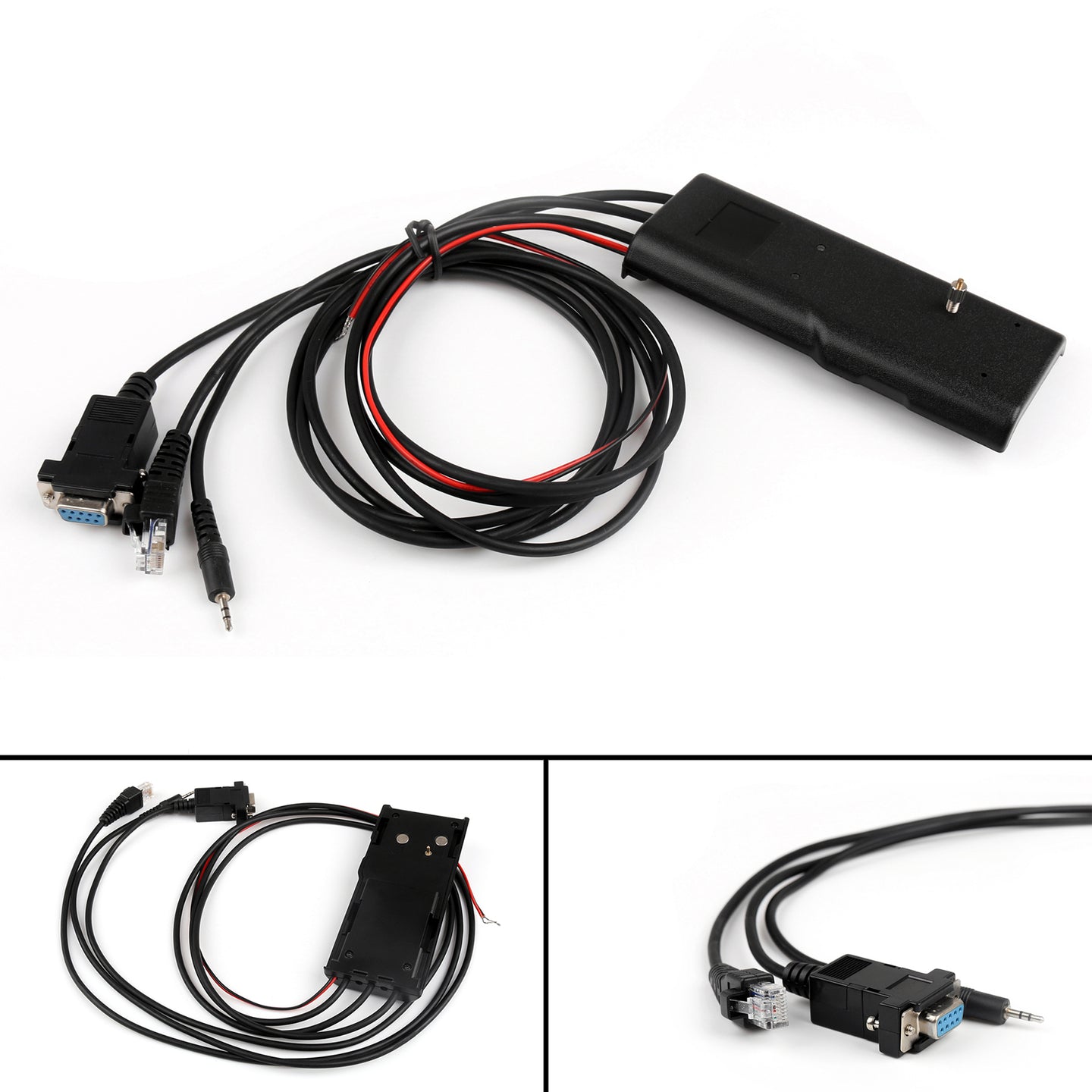 1Pcs 3 in 1 RIB-Less Programming Cable For GP300/88S CP200 GM300 Radio
