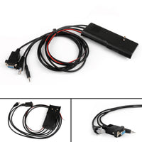 1Pcs 3 in 1 RIB-Less Programming Cable For GP300/88S CP200 GM300 Radio