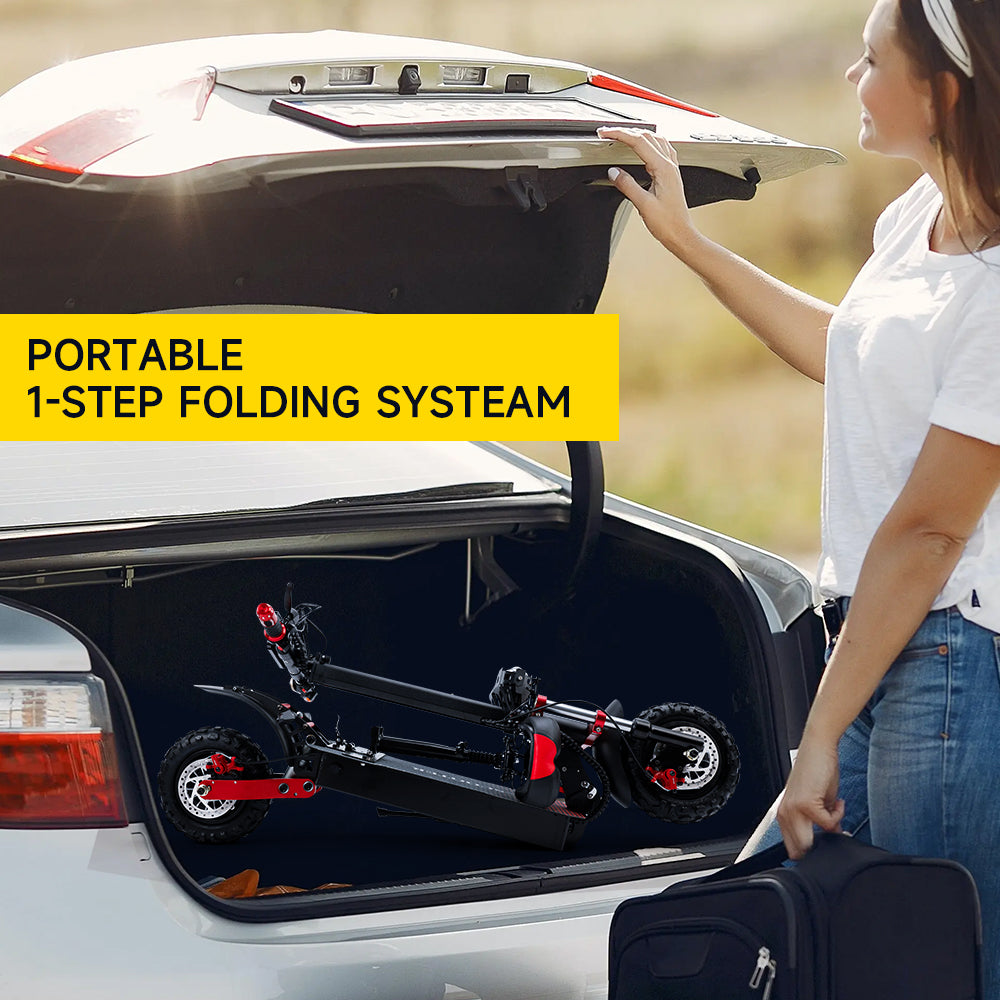 2000W 21ah off-road alloy electric scooter for adult，With large display screen,  Dual drive 12" tires (Copy)