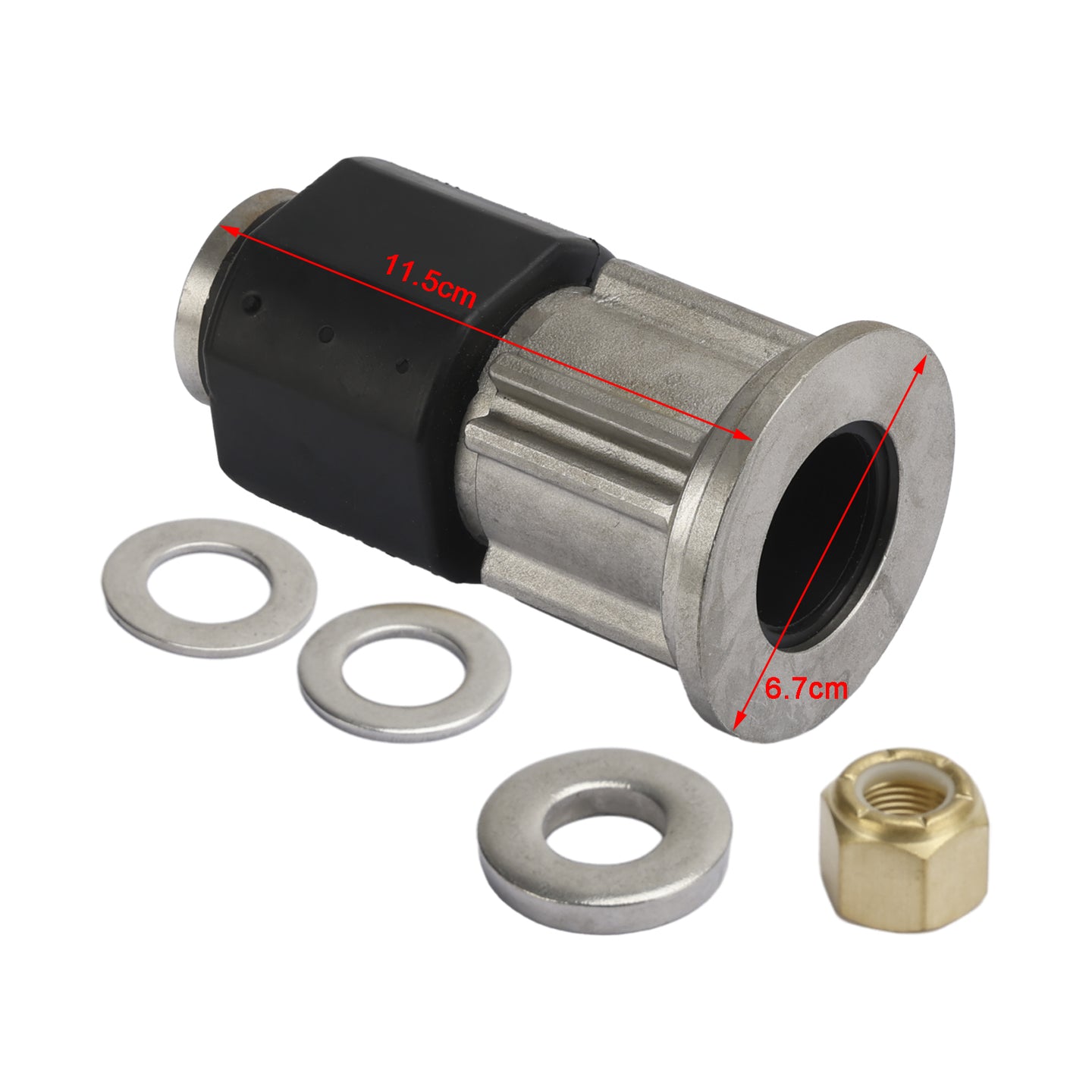 8M0101601 Silent Shift (SSR) Propeller Hub Kit for Mercury Racing 1.25" 19-Spline Propshafts, Replaces 8M0101603