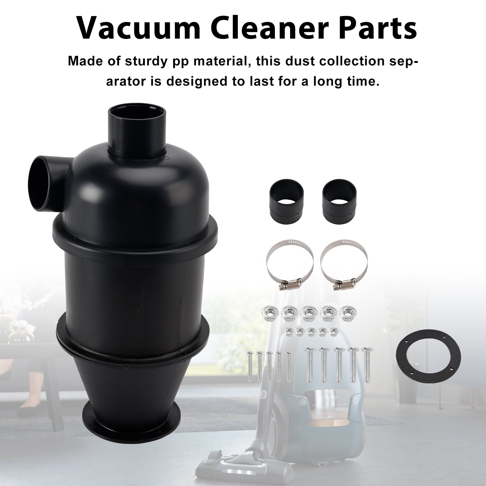 Cyclone Filter Dust Collector Sturdy Dust Separator for DIY Woodworking Sand