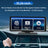 10.26inch HD Car Display CarPlay Car Navigation all-in-one Machine 12 LED Camera